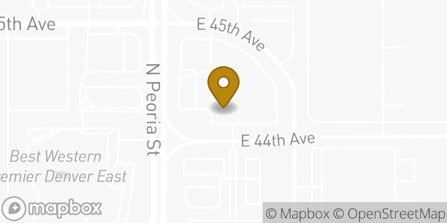 Map showing the location of La Quinta Inn and Suites Denver Gateway Park in Denver, CO 80239
