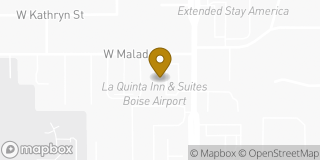 Map showing the location of La Quinta Inn & Suites in Boise, ID 83705