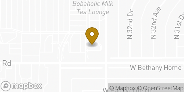 Map showing the location of Sonic Drive-In in Phoenix, AZ 85017