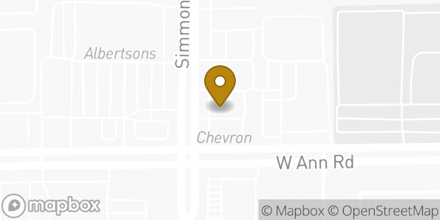 Map showing the location of McDonald's in North Las Vegas, NV 89031