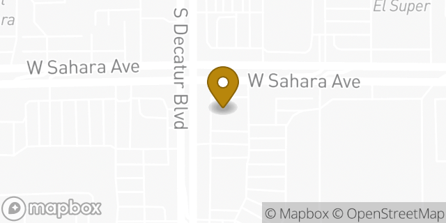 Map showing the location of Chase Bank in Las Vegas, NV 89102