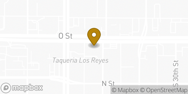 Map showing the location of Avis Car Rental in Lincoln, NE 68510