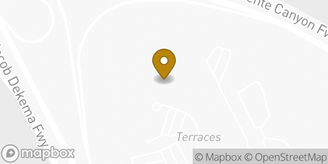 Map showing the location of Kaiser Permanente Garfield Specialty Center in San Diego, CA 92111