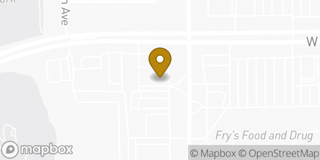 Map showing the location of Amazon Locker - Broccoli in Peoria, AZ 85383