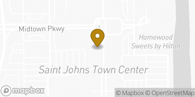 Map showing the location of Oakley in Jacksonville, FL 32246