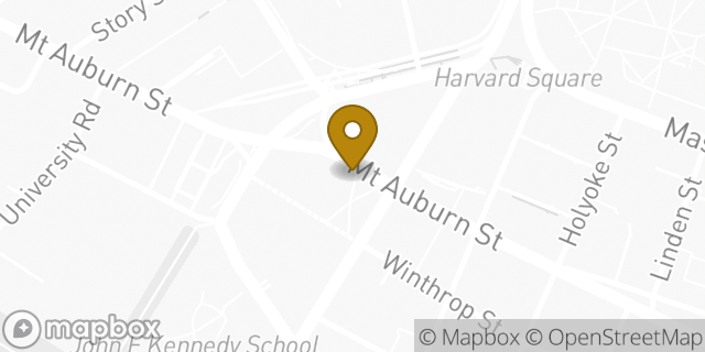Map showing the location of Peet's Coffee in Cambridge, MA 02138