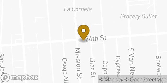 Map showing the location of McDonald's in San Francisco, CA 94110