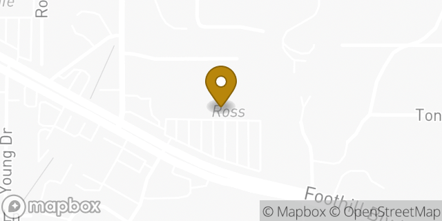 Map showing the location of Amazon Locker - Pizzas in La Canada, CA 91011