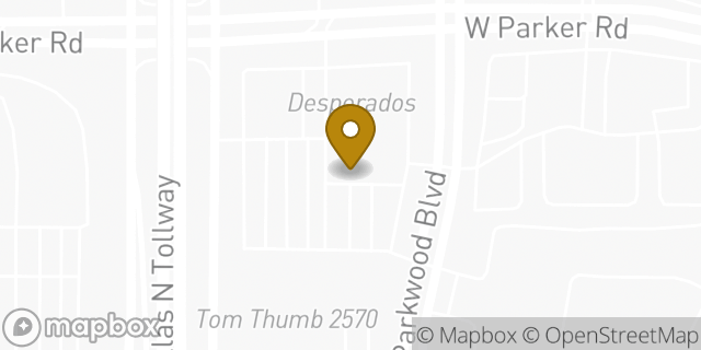 Map showing the location of Starbucks in Plano, TX 75093
