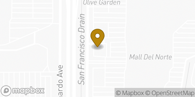 Map showing the location of Bank Of America in Laredo, TX 78041