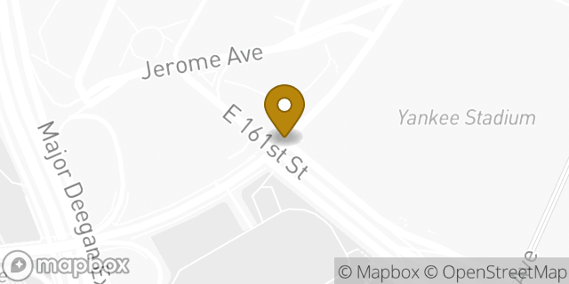 Map showing the location of Ben & Jerry's in Bronx, NY 10451