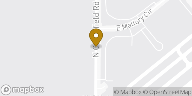 Map showing the location of Mesa - Avflight Mesa (Private Flights Only) in Mesa, AZ 85215