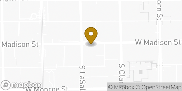 Map showing the location of 7-Eleven in Chicago, IL 60602