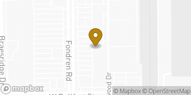 Map showing the location of Planet Fitness in Houston, TX 77096