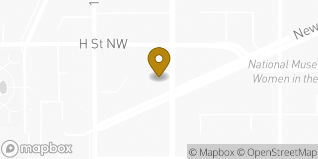 Map showing the location of Chase Bank in Washington, DC 20005