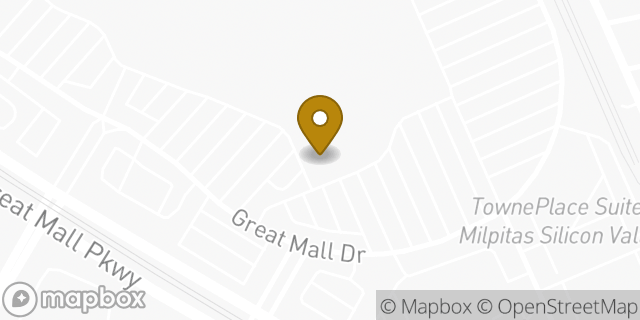 Map showing the location of Olive Garden in Milpitas, CA 95035