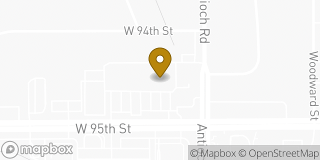 Map showing the location of ATM CVS in Overland Park, KS 66212