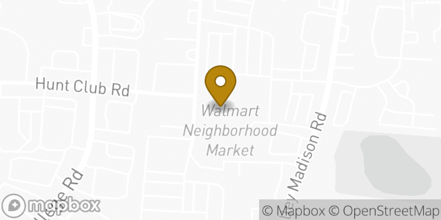 Map showing the location of Walmart Neighborhood Market in Greensboro, NC 27410