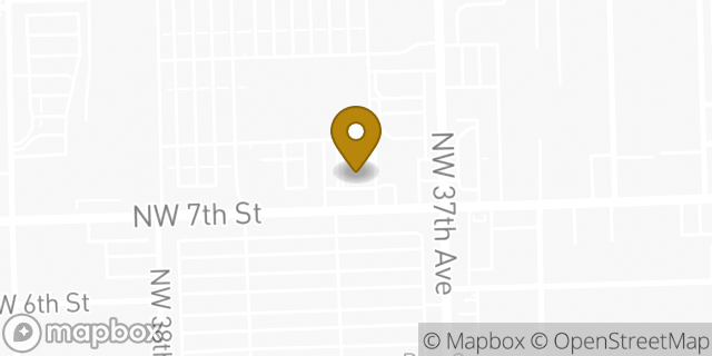 Map showing the location of McDonald's in Miami, FL 33126