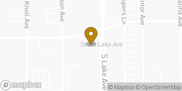 Map showing the location of Planet Fitness in Pasadena, CA 91101