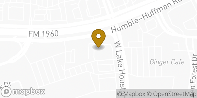 Map showing the location of ATM Walgreens in Humble, TX