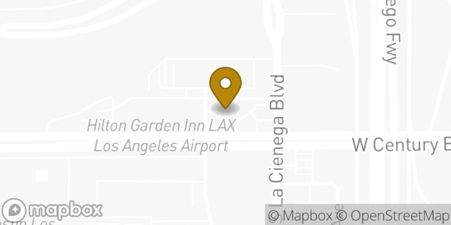 Map showing the location of McDonald's in Los Angeles, CA 90045