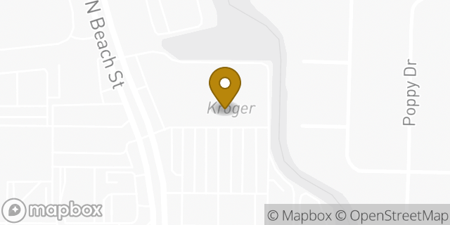 Map showing the location of Kroger in Fort Worth, TX 76137