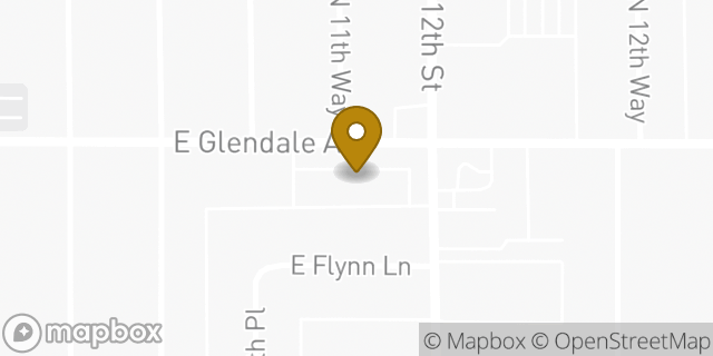 Map showing the location of Zoyo Neighborhood Yogurt in Phoenix, AZ 85020