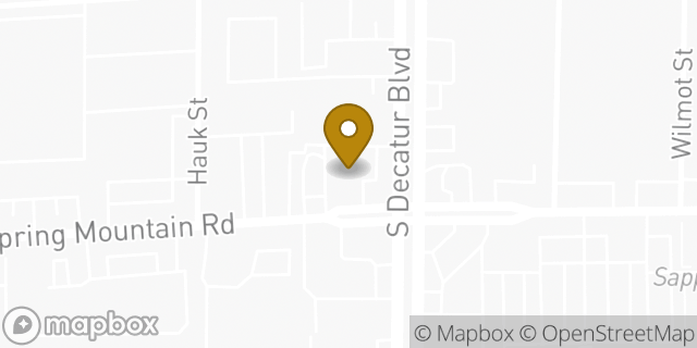 Map showing the location of AutoZone in Las Vegas, NV 89102