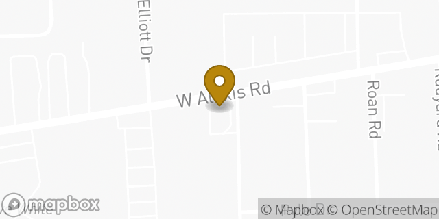 Map showing the location of Dunkin' in Sylvania, OH 43560