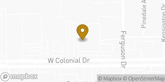 Map showing the location of Sun State Ford Inc Parts in Orlando, FL 32808