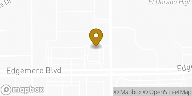 Map showing the location of Baskin-Robbins in El Paso, TX 79938