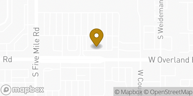 Map showing the location of Subway in Boise, ID 83709