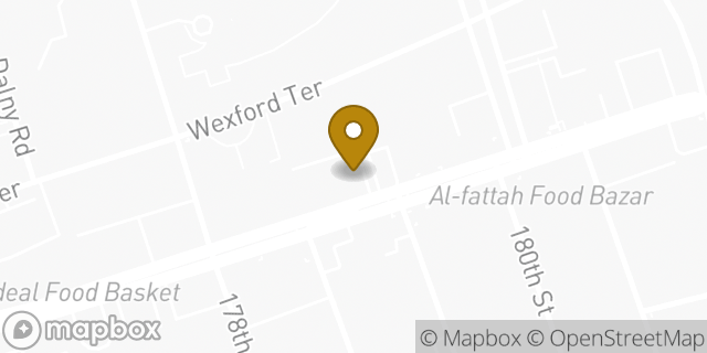 Map showing the location of Buffalo Wild Wings in Jamaica, NY 11432