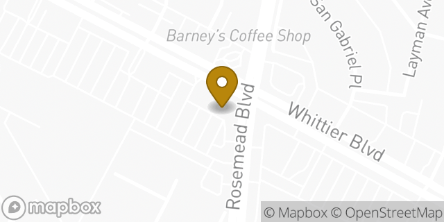 Map showing the location of Chipotle Mexican Grill in Pico Rivera, CA 90660