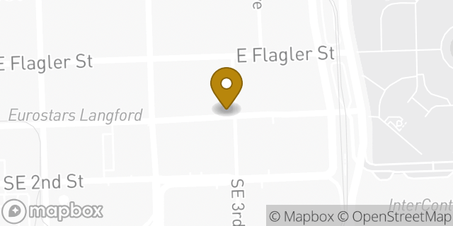 Map showing the location of Regions Bank in Miami, FL 33131