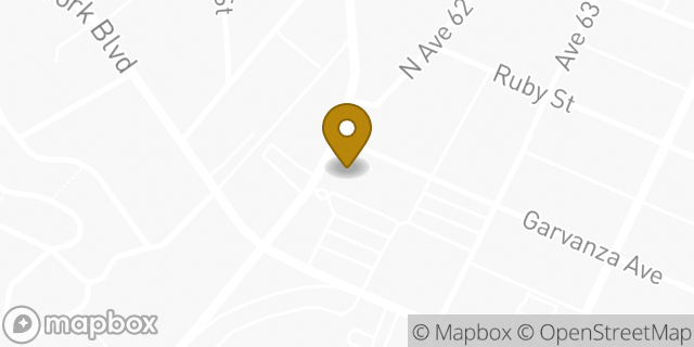 Map showing the location of Autozone Auto Parts in Highland Park, CA 90042