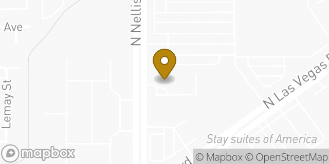 Map showing the location of La Quinta Inn Las Vegas Nellis in Las Vegas, NV 89115