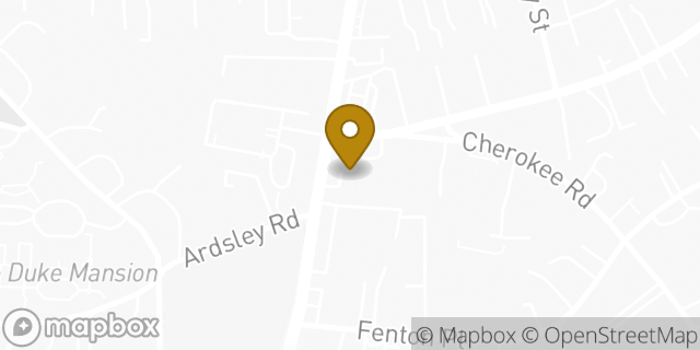Map showing the location of Starbucks in Charlotte, NC 28207