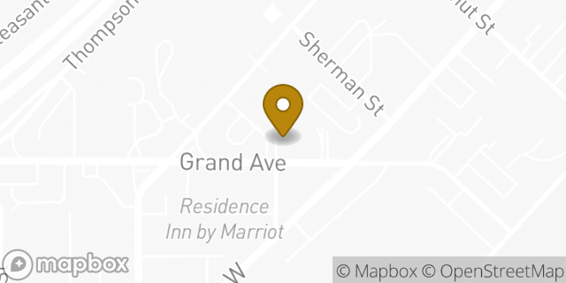 Map showing the location of Allina Health Emergency Medical Services in St Paul, MN 55102