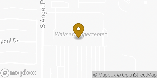 Map showing the location of Walmart Garden Center in Lucas, TX 75002