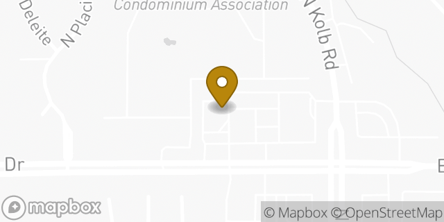 Map showing the location of Amazon Locker - Wellingtons in Tucson, AZ 85750