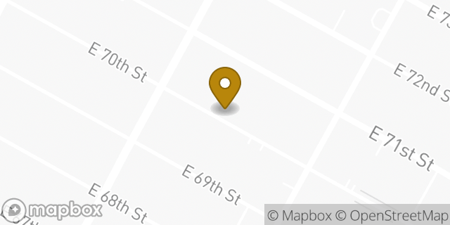 Map showing the location of Dunkin' in New York, NY 10021