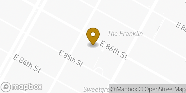 Map showing the location of Target in New York, NY 10028