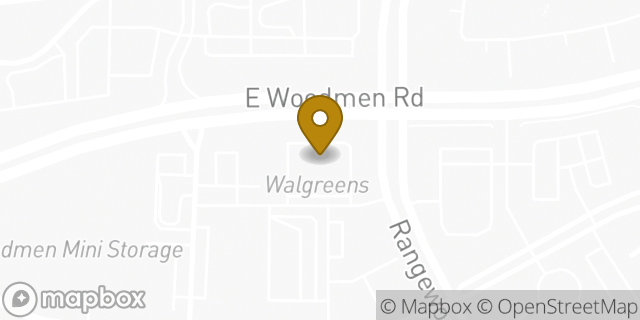 Map showing the location of ATM Walgreens in Colorado Springs, CO