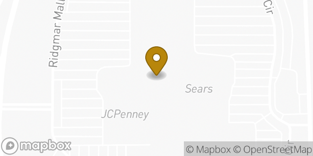 Map showing the location of Old Navy Ridgmar in Fort Worth, TX 76116