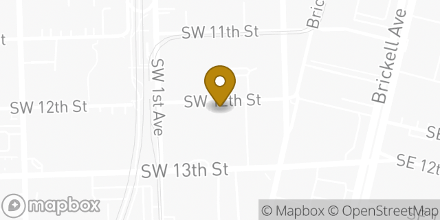 Map showing the location of Amazon Locker - Olympus in Miami, FL 33130