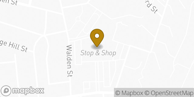 Map showing the location of Coinme in Jamaica Plain, MA 02130