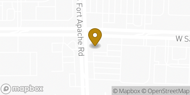 Map showing the location of Chase Bank in Las Vegas, NV 89117