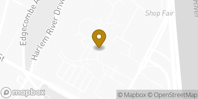 Map showing the location of Amazon Locker - Fika in New York, NY 10039